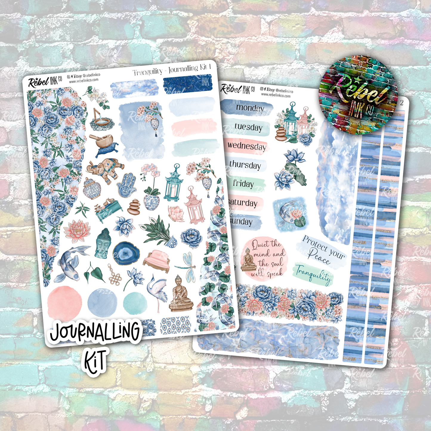 Tranquility - Journalling Kit