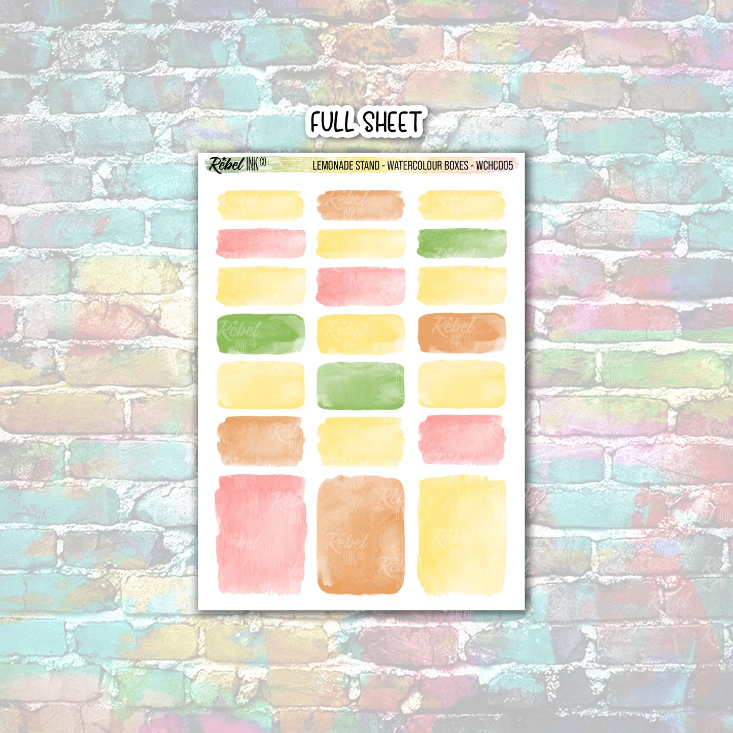 Lemonade Stand - Hobo Cousin Watercolour Boxes
