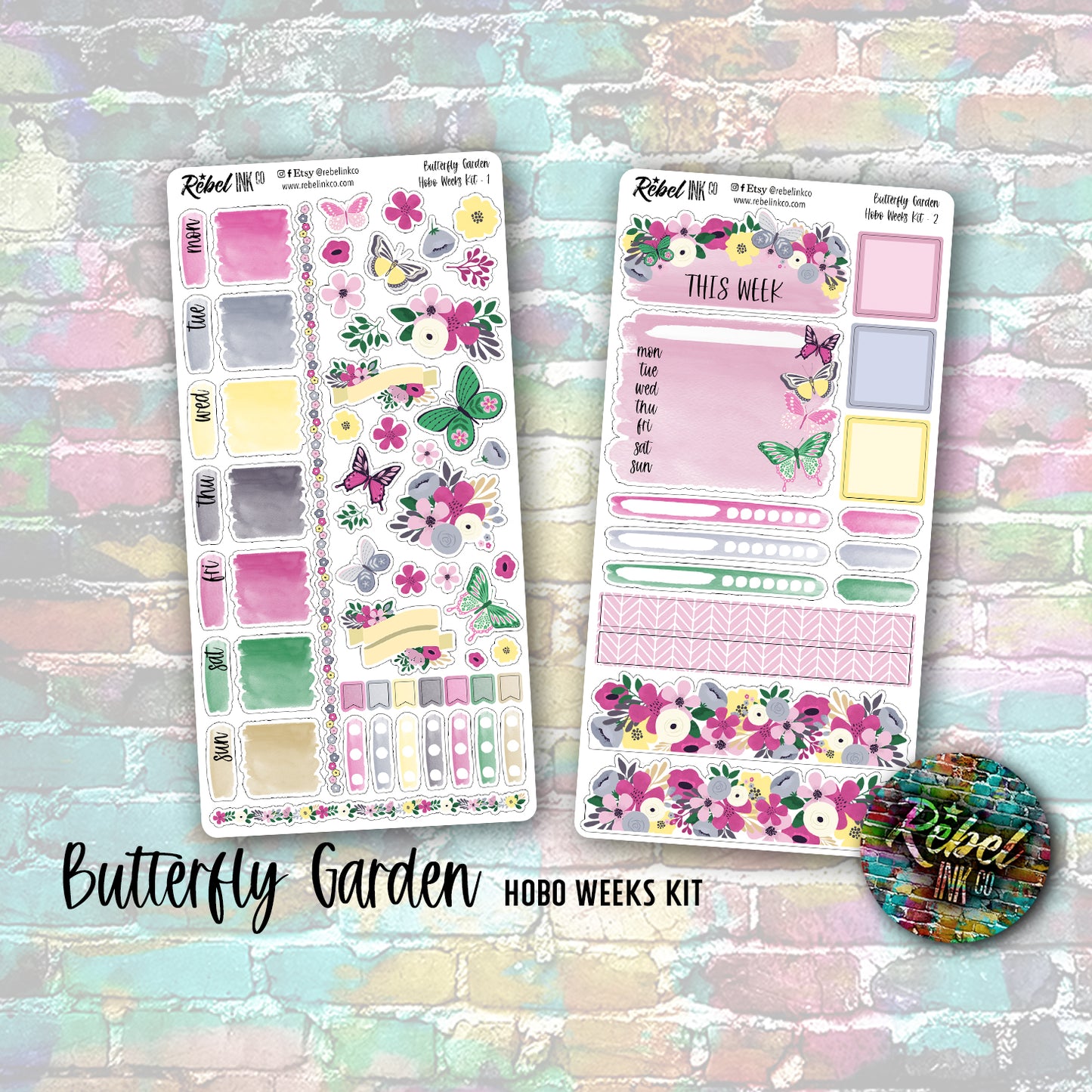 Butterfly Garden - Hobo weeks Kit