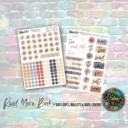 Read More Books - Date Dots & Bullets and Date Covers