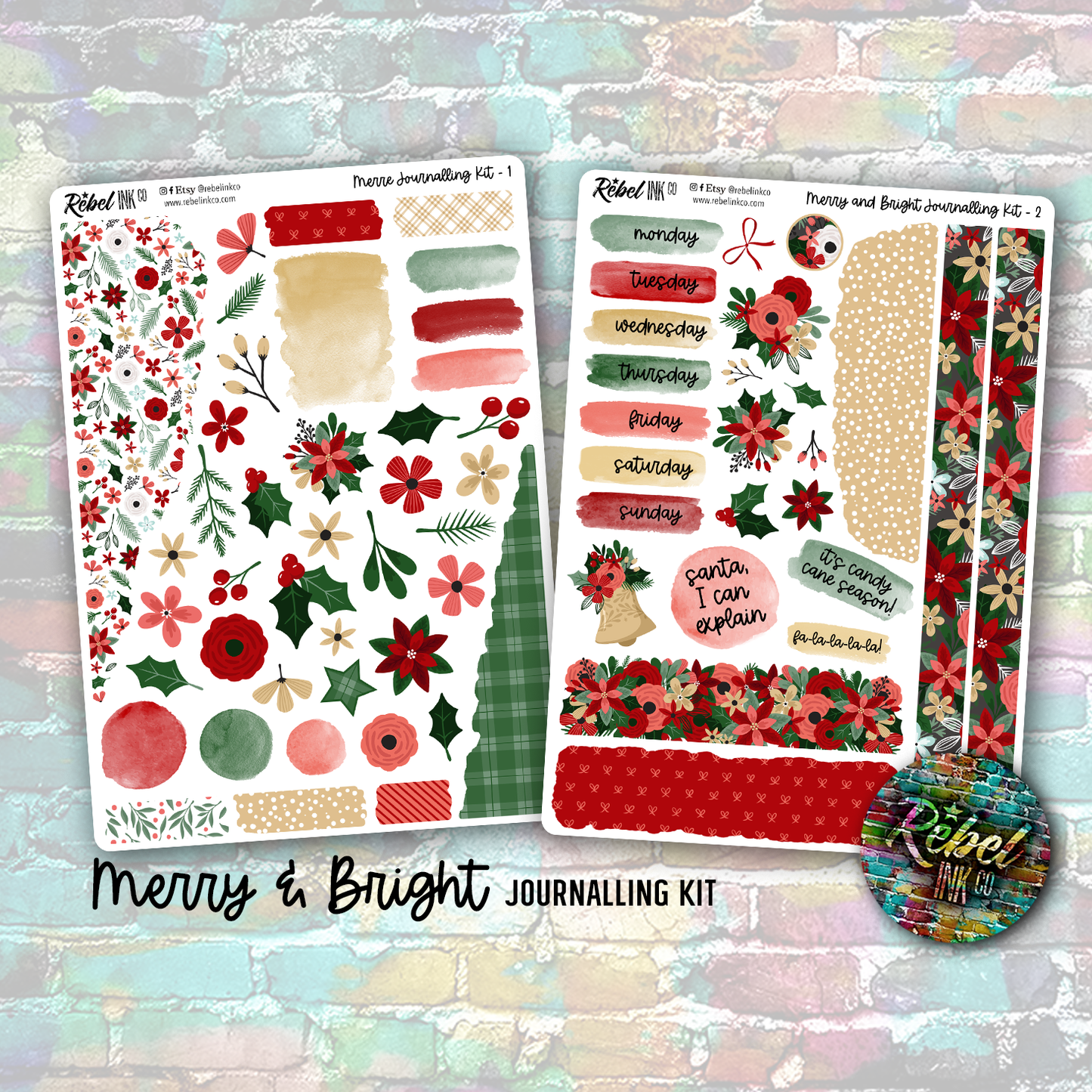 Merry & Bright - Journalling Kit
