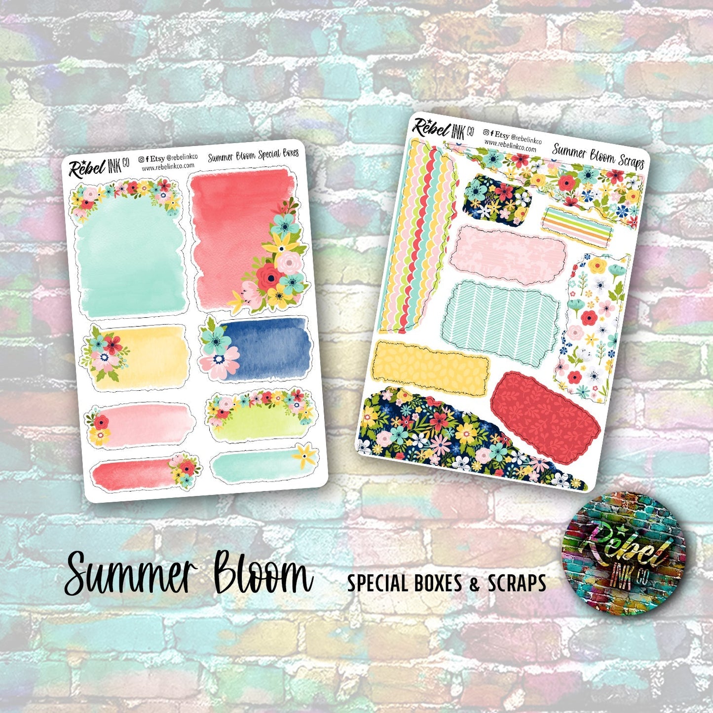Summer Bloom - Special Deco Boxes & Scraps