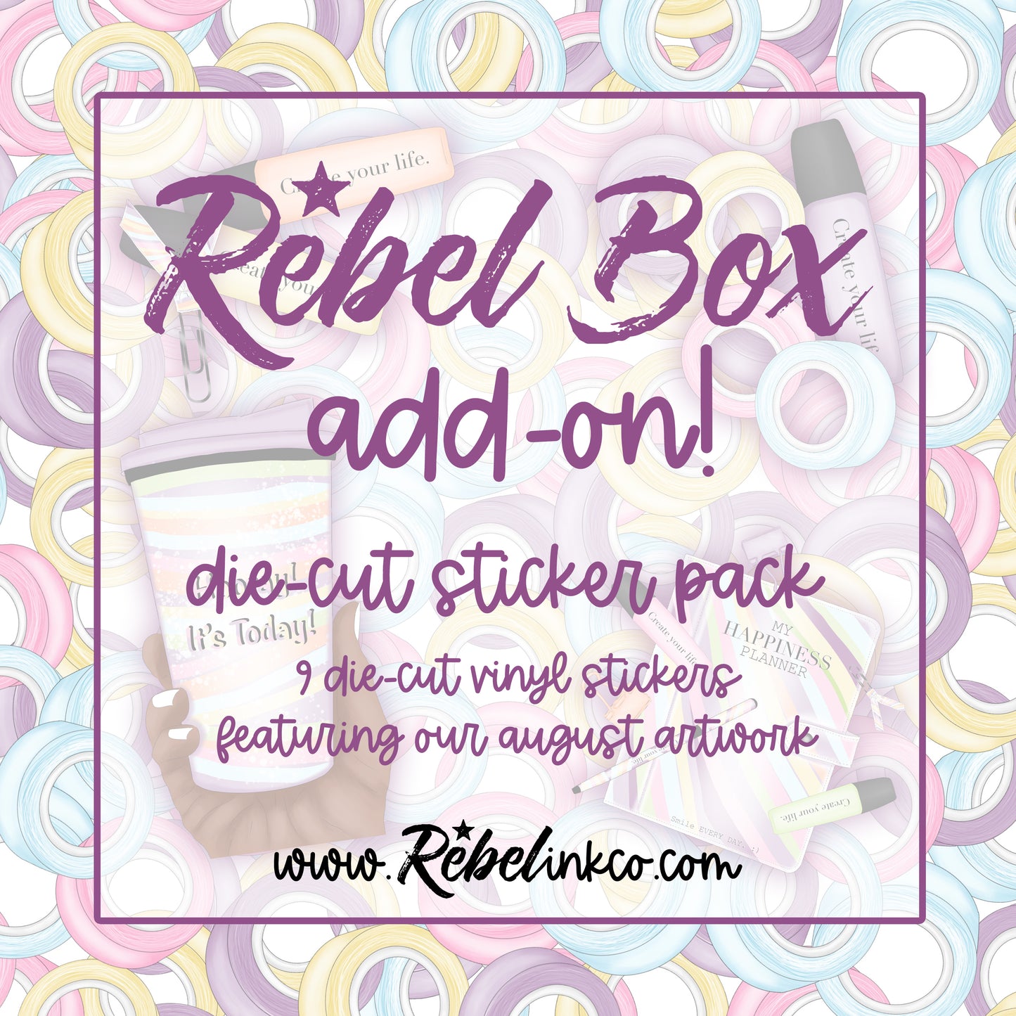 Die-cut Pack Rebel FOMO Box Add-on - August 2022
