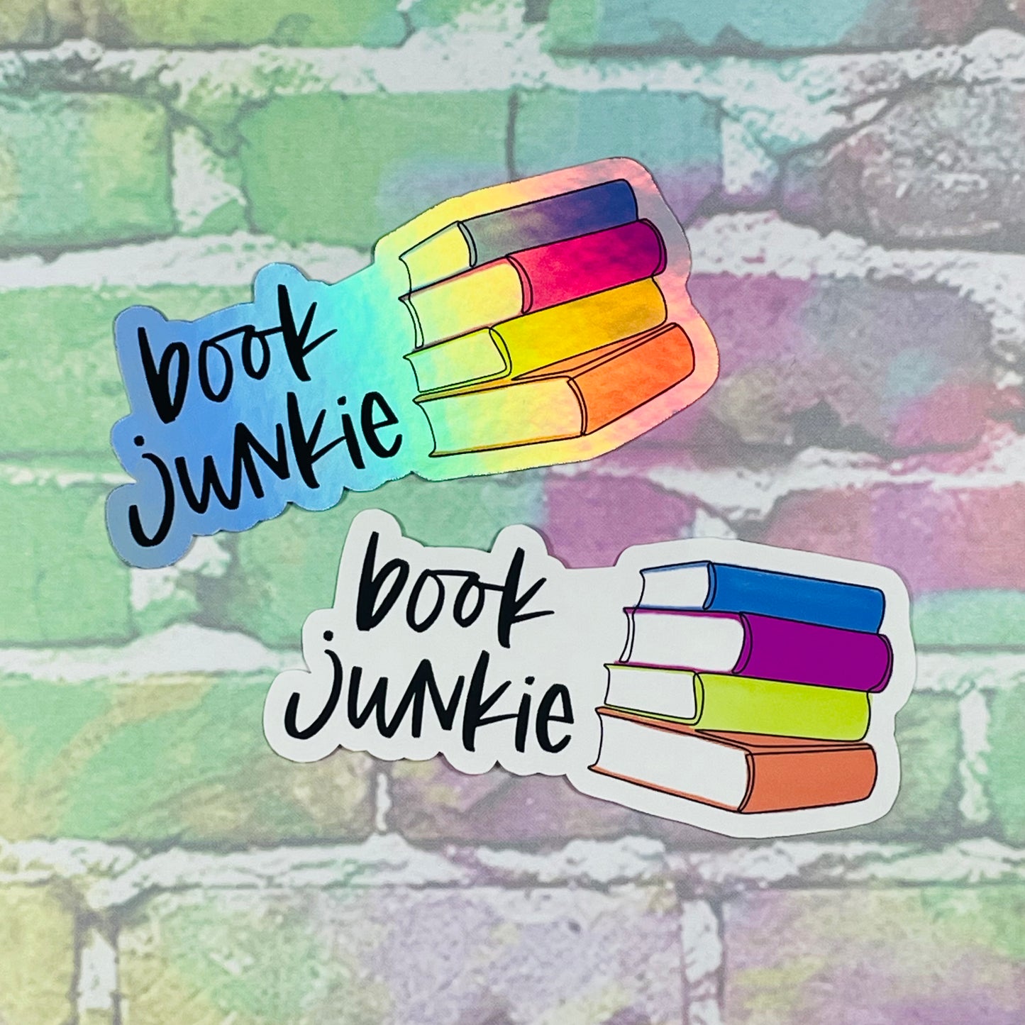 Book Junkie - Vinyl Diecut Sticker
