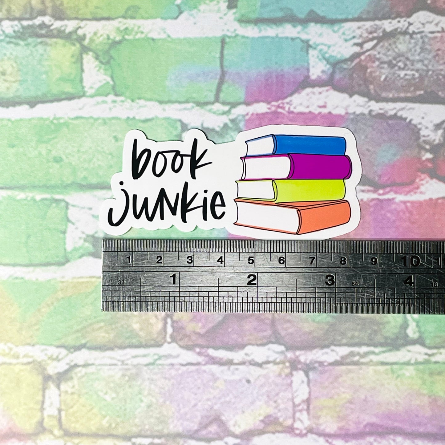 Book Junkie - Vinyl Diecut Sticker
