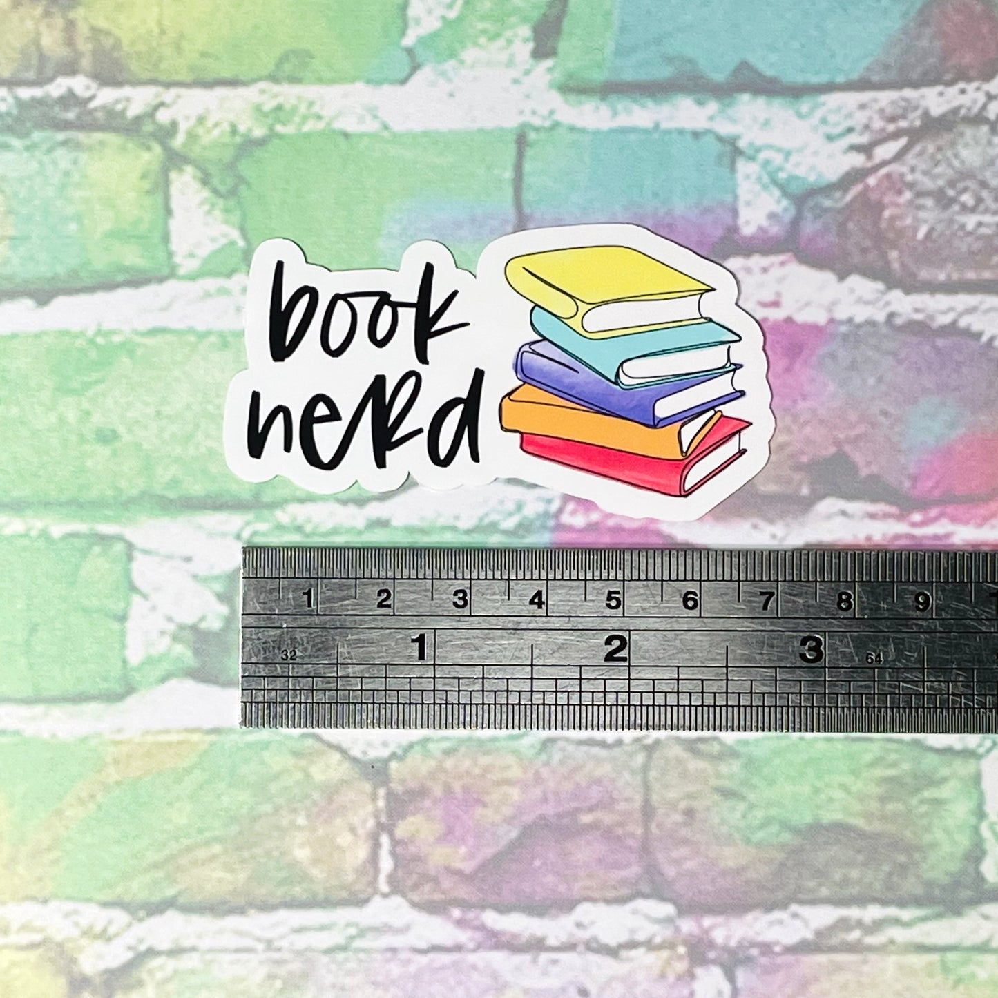 Book Nerd - Vinyl Diecut Sticker