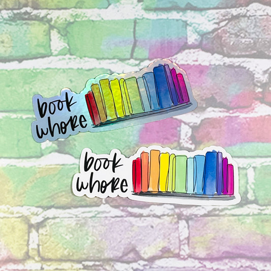 Book Whore - Vinyl Diecut Sticker