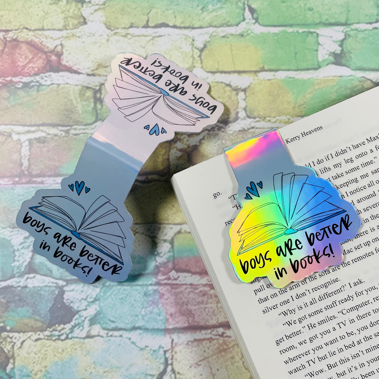Boys Are Better In Books - Magnetic Bookmark