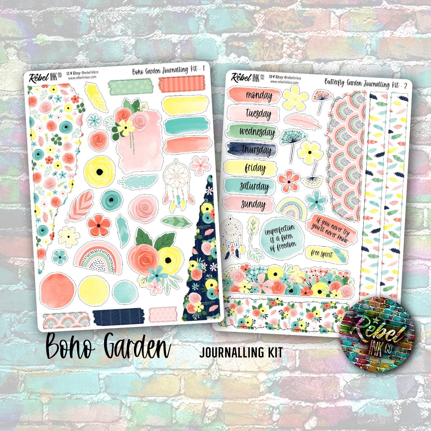 Boho Garden - Journalling Kit