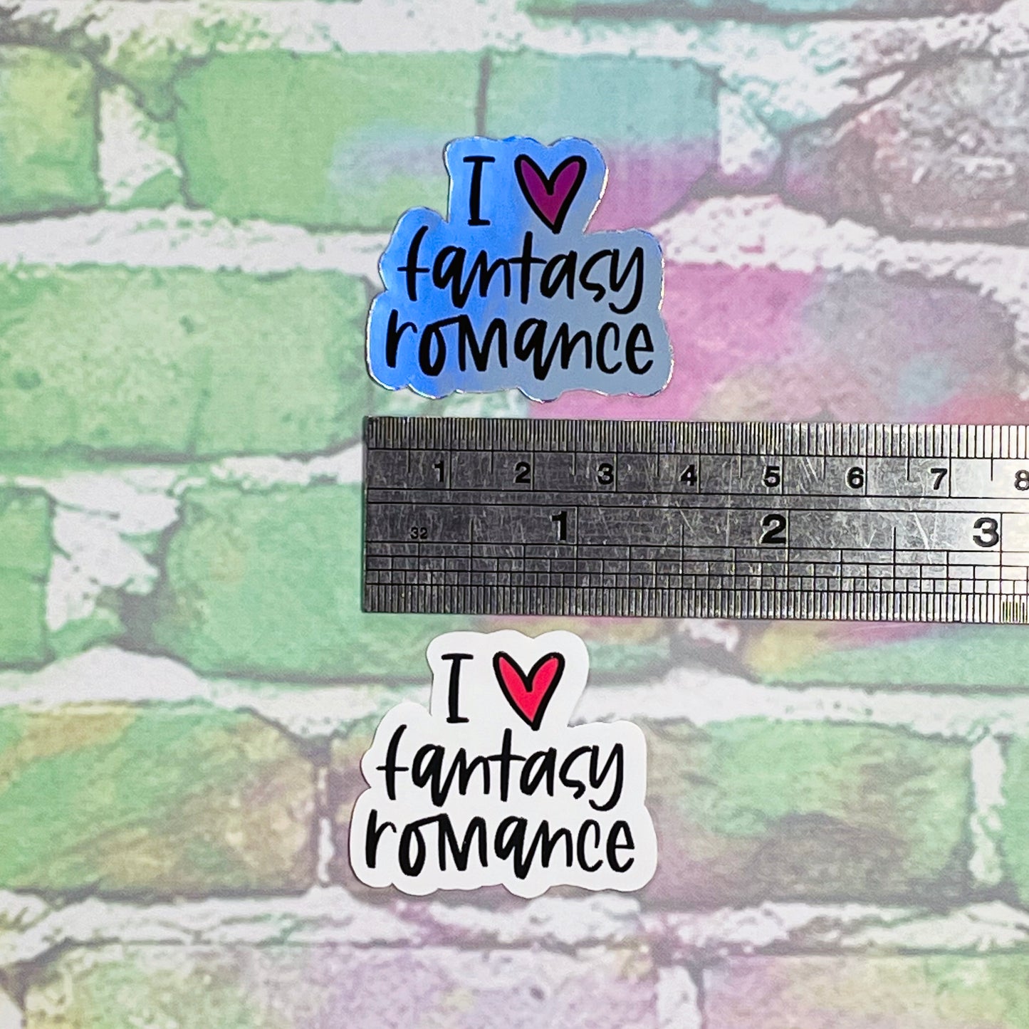 I Heart Fantasy Romance - Small Vinyl Diecut Sticker