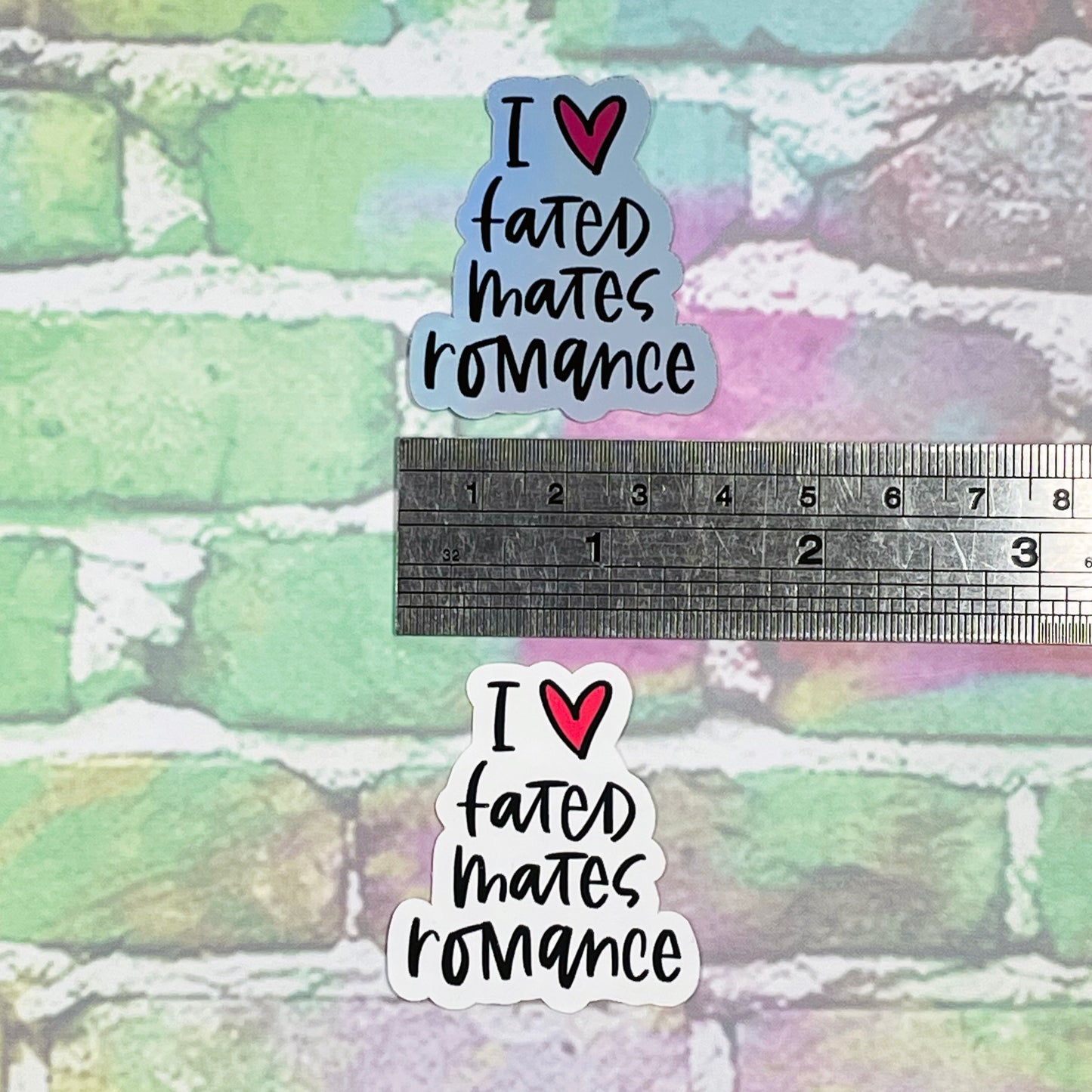 I Heart Fated Mates - Small Vinyl Diecut Sticker