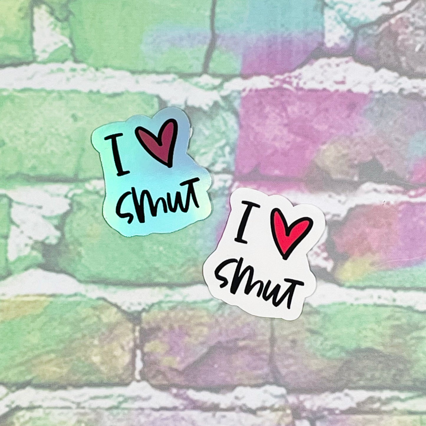 I Heart Smut - Small Vinyl Diecut Sticker