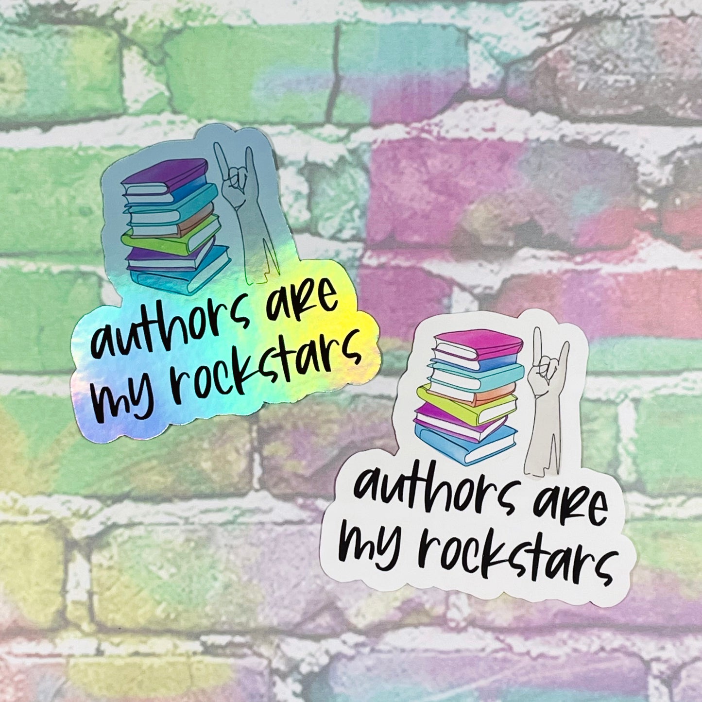 Authors Are My Rockstars - Vinyl Diecut Sticker