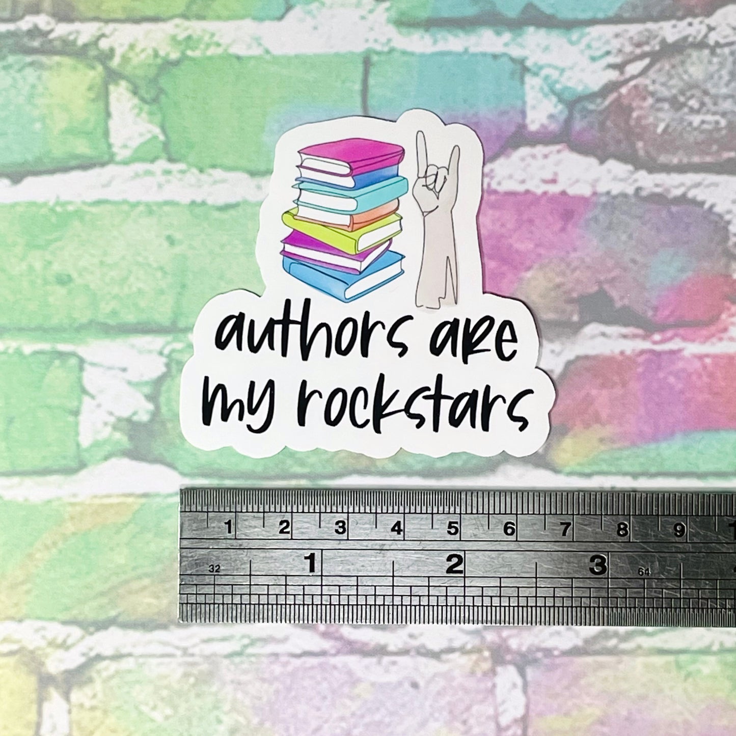 Authors Are My Rockstars - Vinyl Diecut Sticker