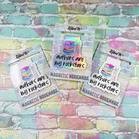 Authors Are My Rockstars - Magnetic Bookmark
