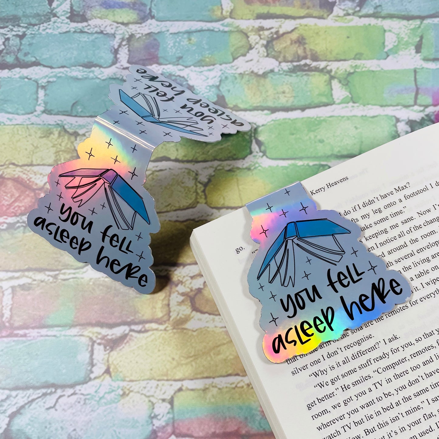 You Fell Asleep Here - Magnetic Bookmark