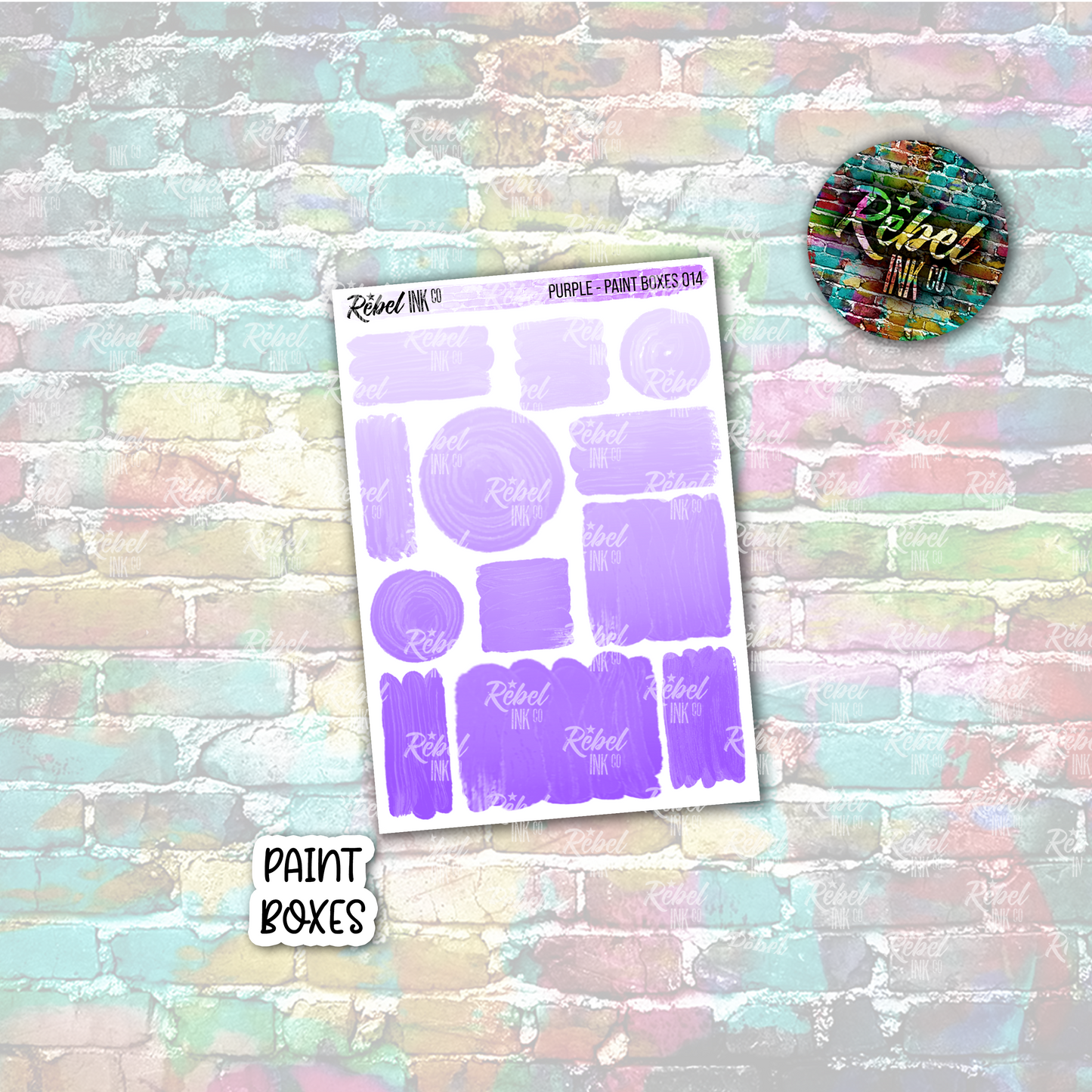 Purple - Paint Boxes Multi
