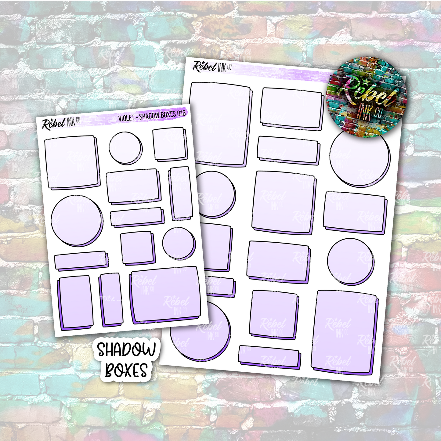 Purple - Shadow Boxes Multi