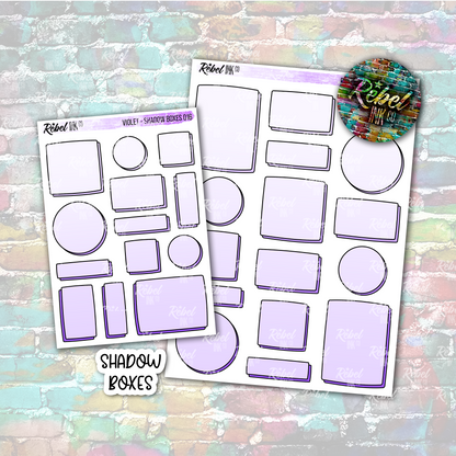 Purple - Shadow Boxes Multi