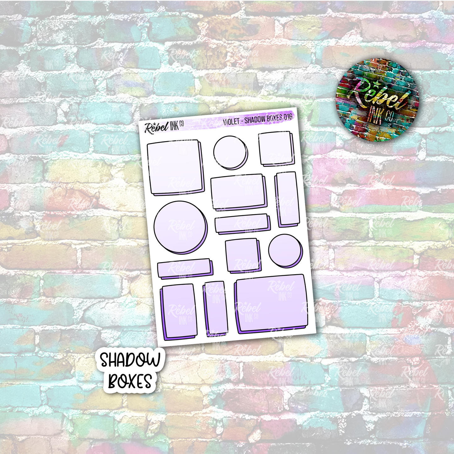 Purple - Shadow Boxes Multi