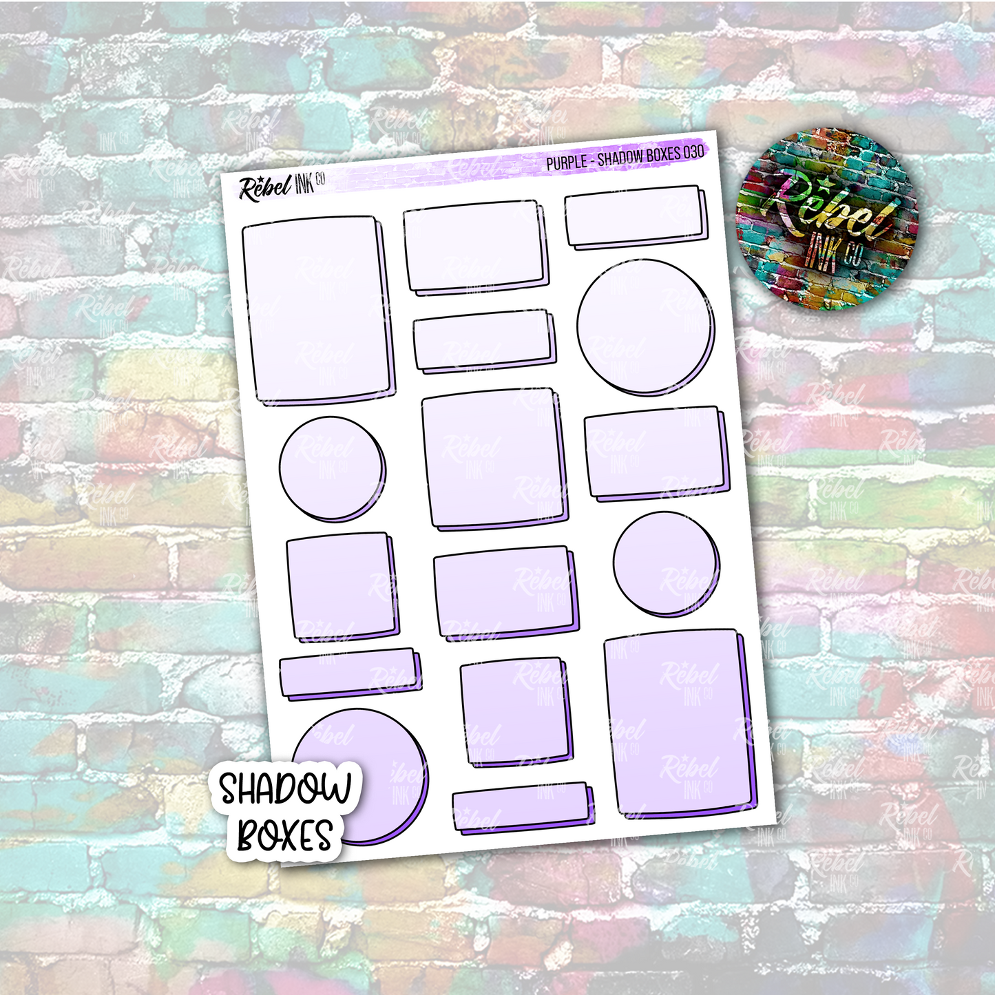 Purple - Shadow Boxes Multi