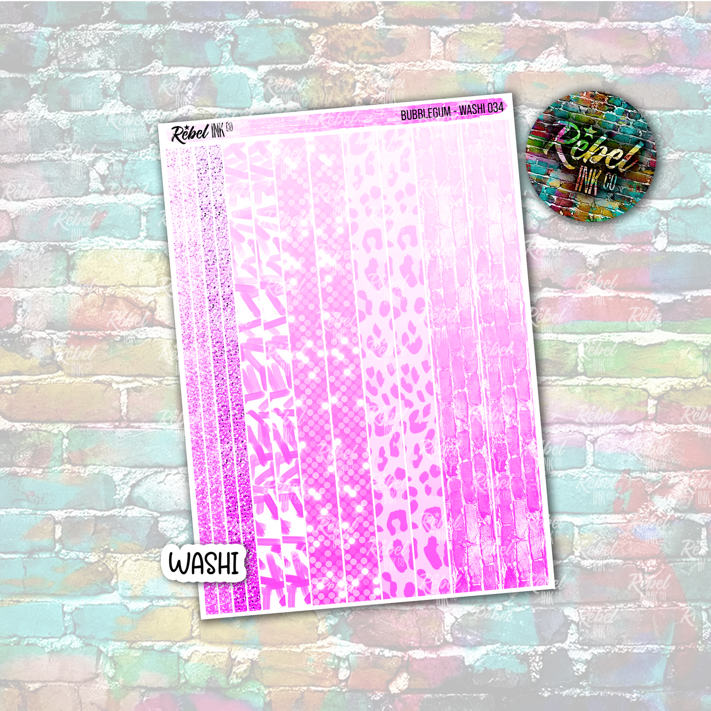 Bubblegum - Washi