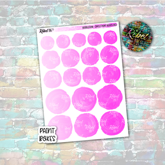 Bubblegum - Paint Circle Boxes