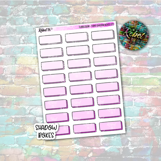 Bubblegum - Shadow Third Boxes