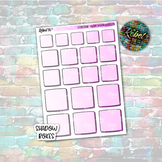 Bubblegum - Shadow Square Boxes