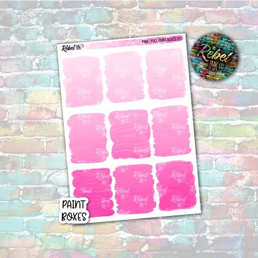 Pink - Paint Full Boxes