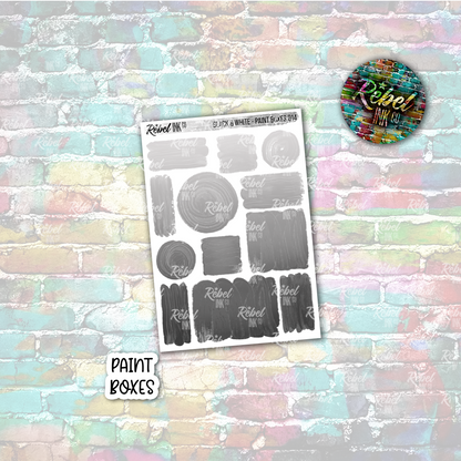 Black & White - Paint Boxes Multi