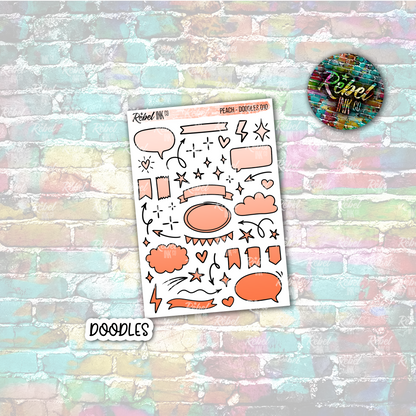 Peach - Doodles