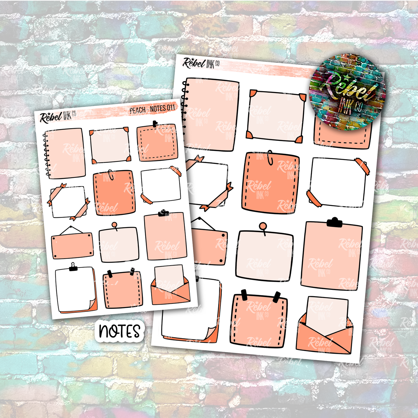 Peach - Note Boxes