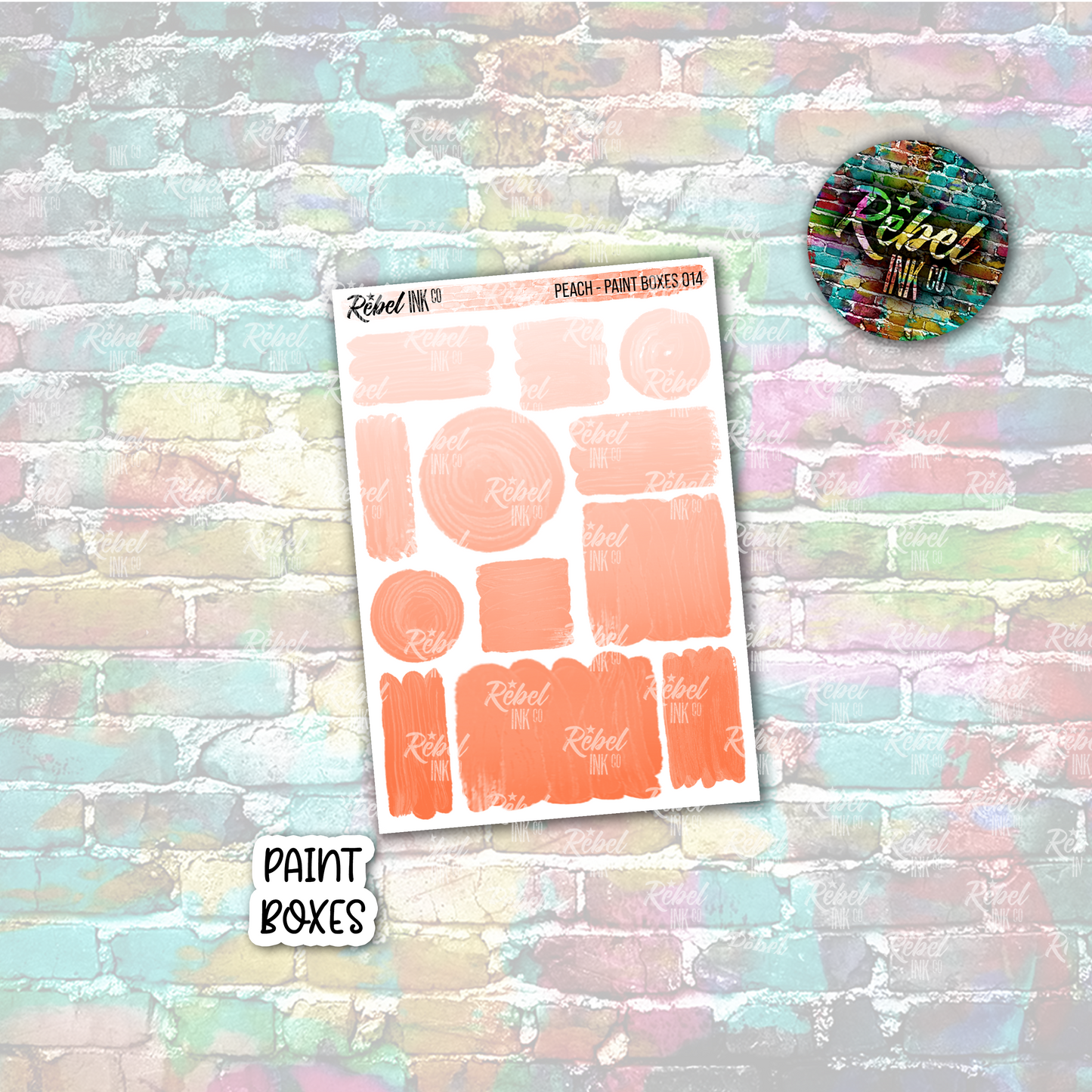Peach - Paint Boxes Multi