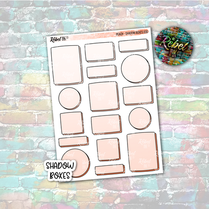 Peach - Shadow Boxes Multi