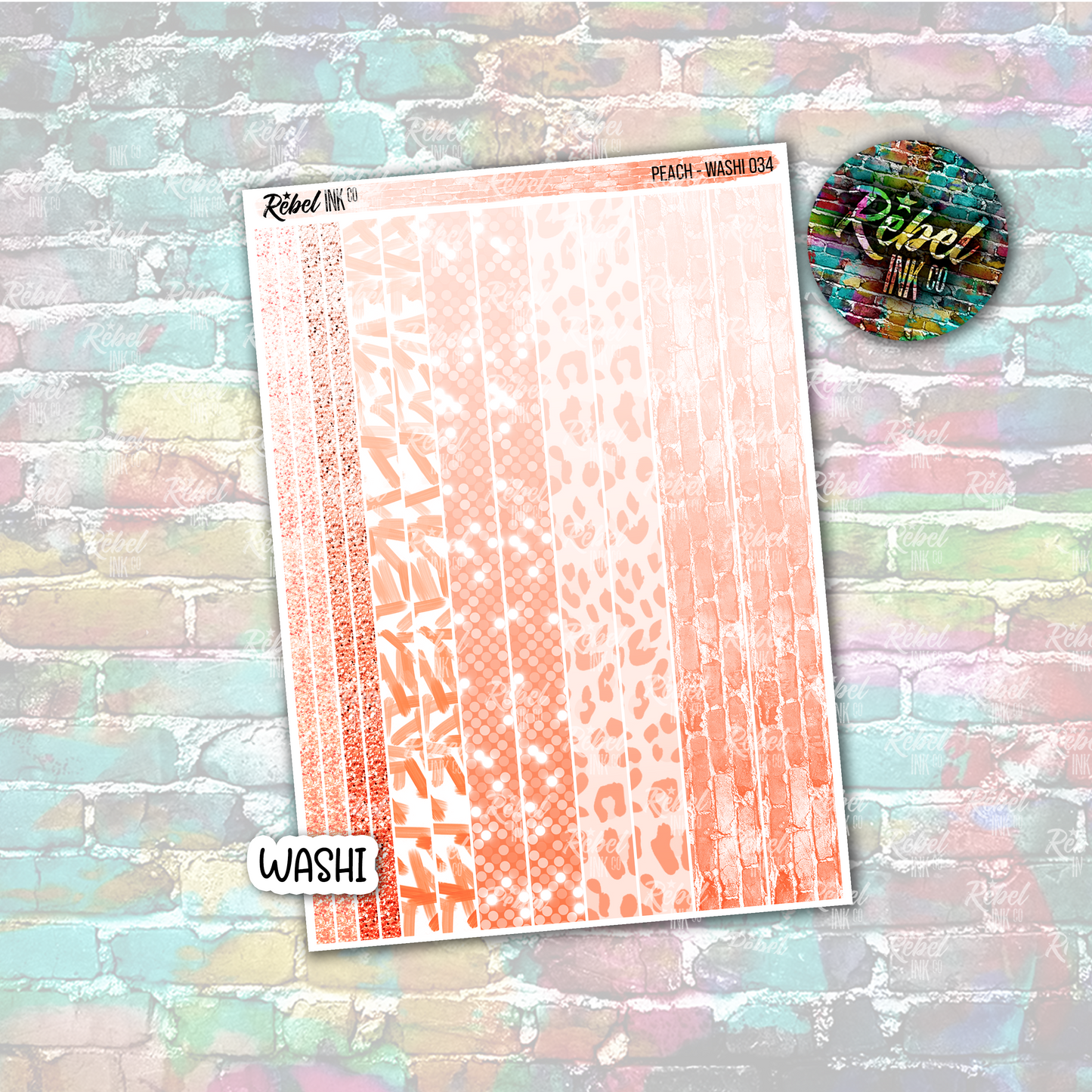 Peach - Washi