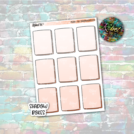 Peach - Shadow Full Boxes