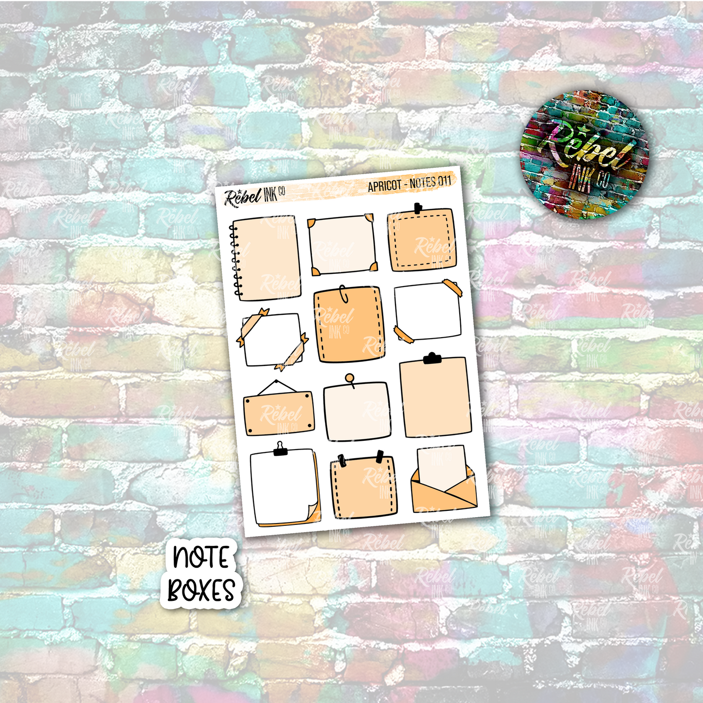 Apricot - Note Boxes