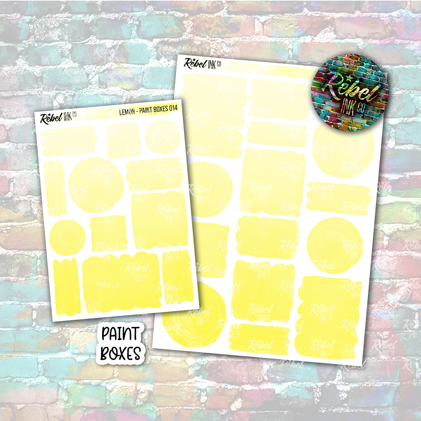 Lemon - Paint Boxes Multi