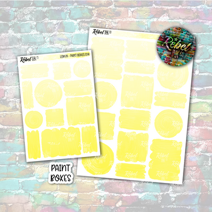 Lemon - Paint Boxes Multi
