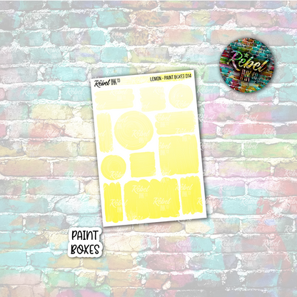 Lemon - Paint Boxes Multi