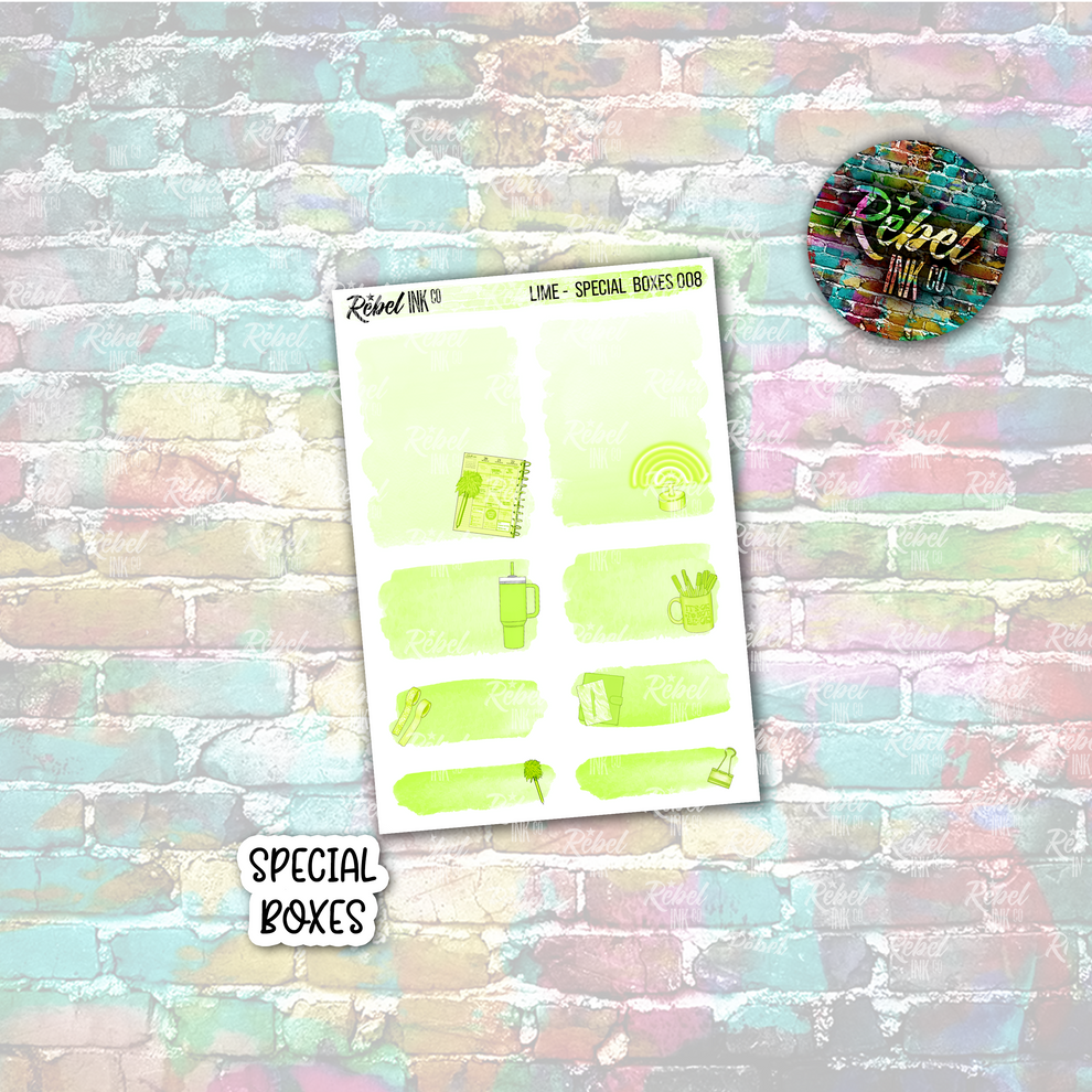 Lime - Special Boxes – rebelinkco