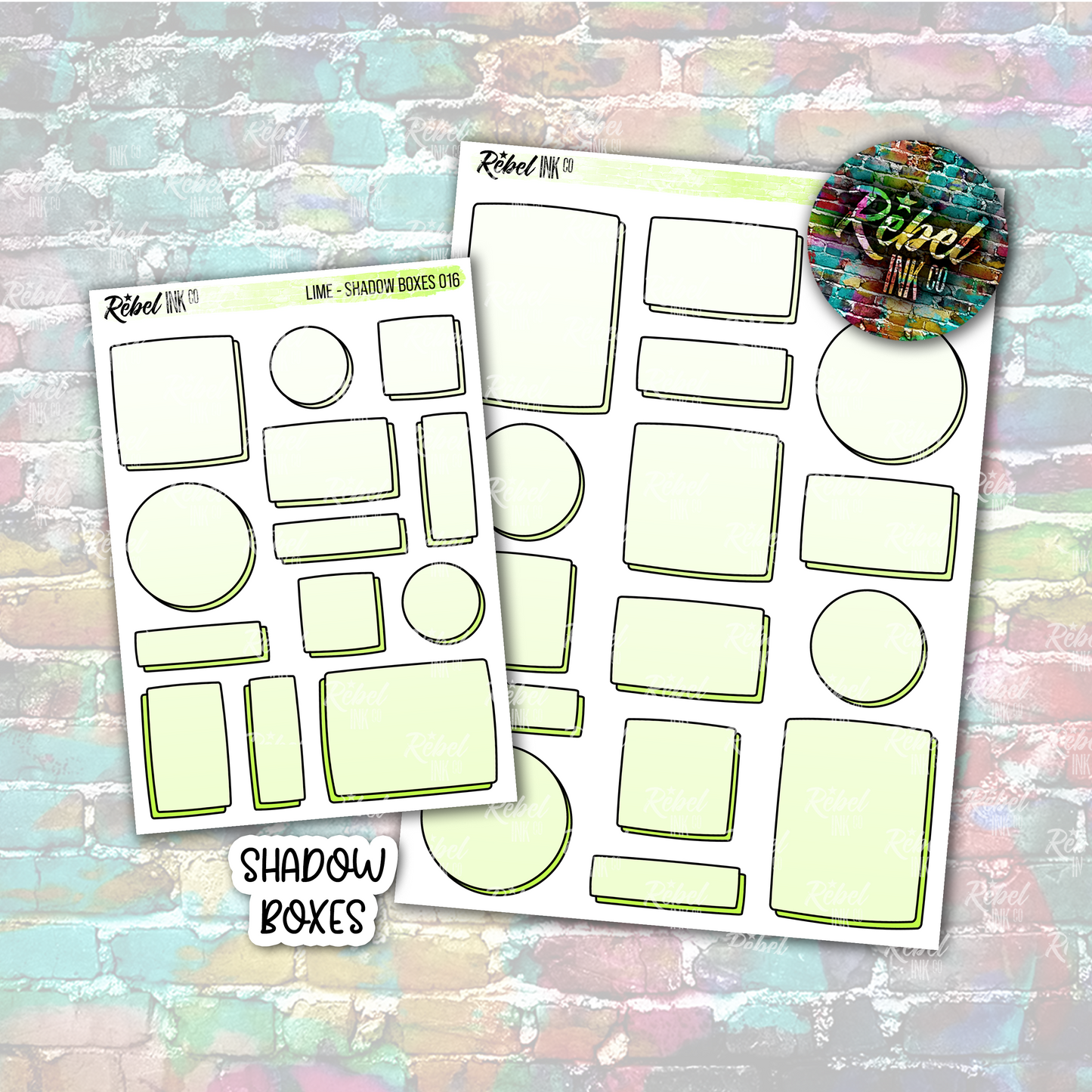 Lime - Shadow Boxes Multi