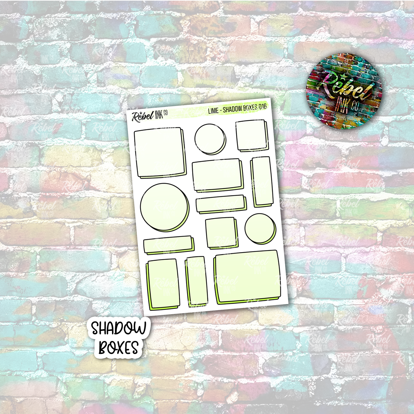 Lime - Shadow Boxes Multi
