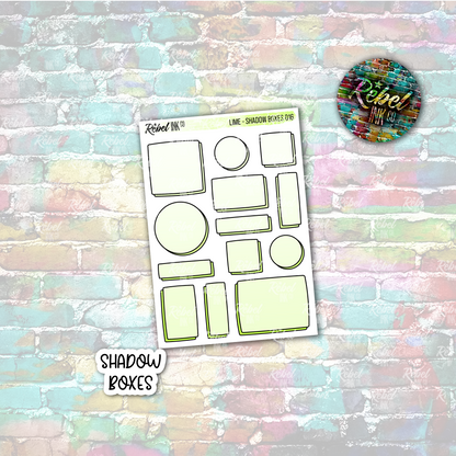 Lime - Shadow Boxes Multi