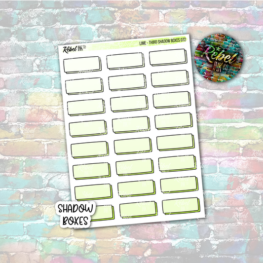Lime - Shadow Third Boxes