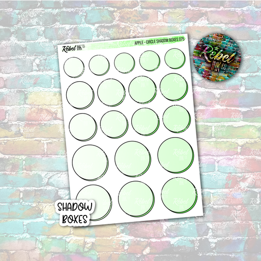 Apple - Shadow Circle Boxes
