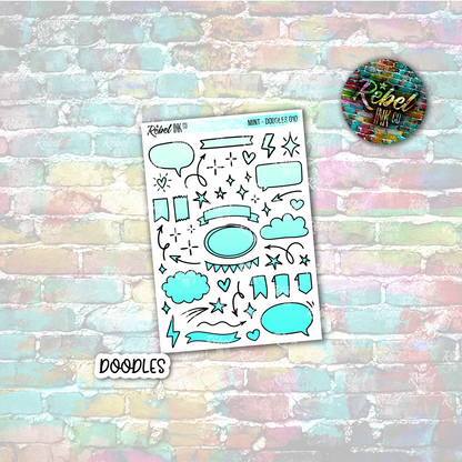 Mint - Doodles
