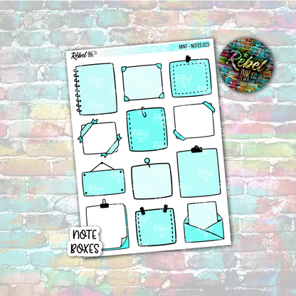 Mint - Note Boxes