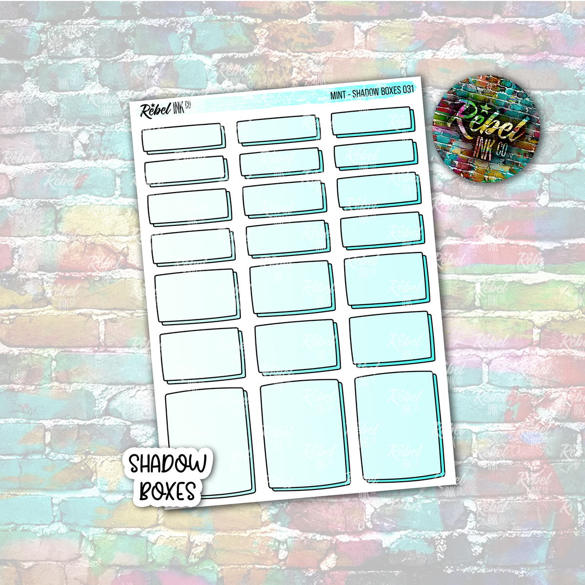 Mint - Shadow Boxes Standard Vertical – rebelinkco